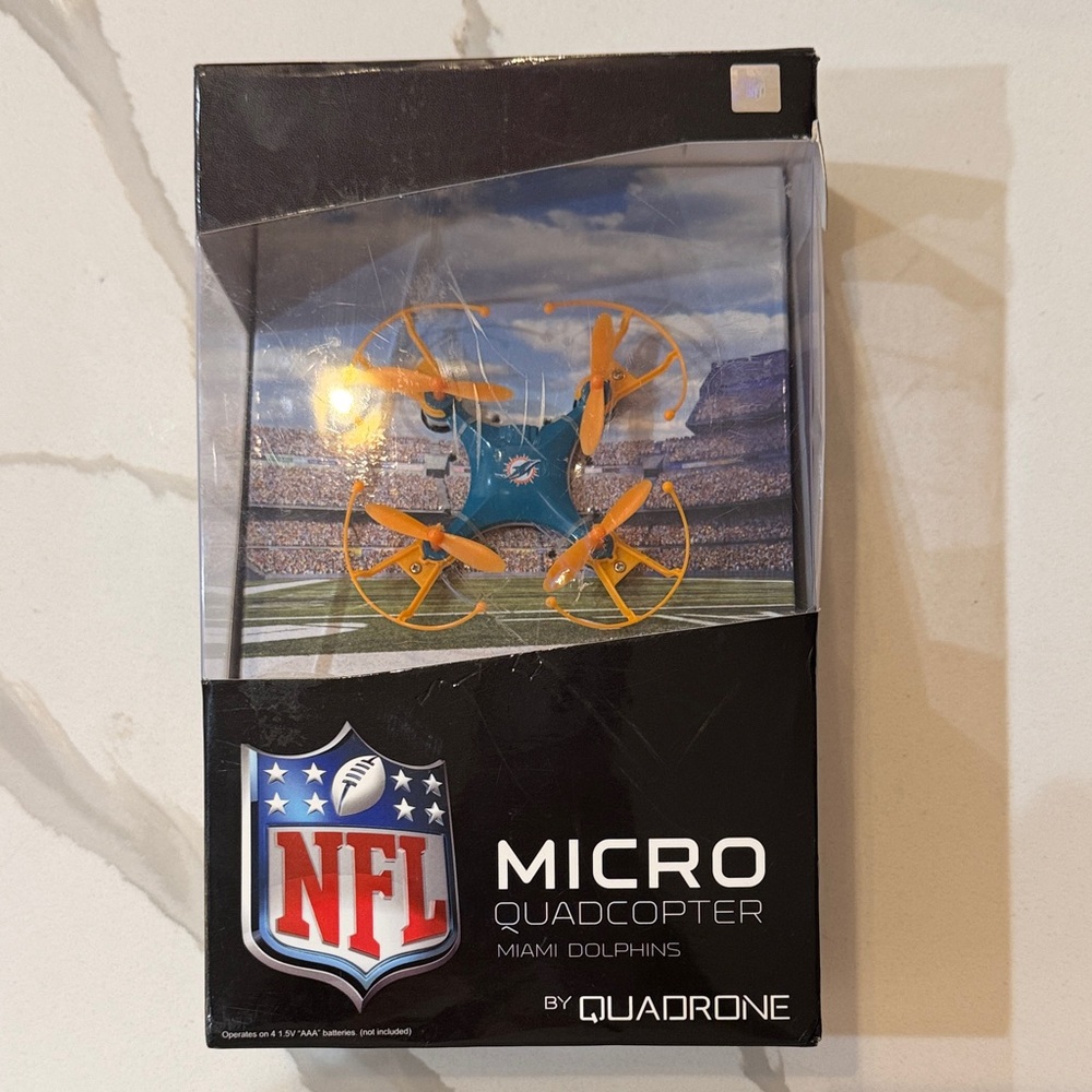 NFL Micro Quadcopter with Orange and Teal Design